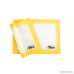Artestia Premium Silicone Baking Mat Non Stick Heat Resistant Liners for Cookie Sheets Quarter Sheet Size Set of 2 (Lemon Yellow) - B01A6N1U2C